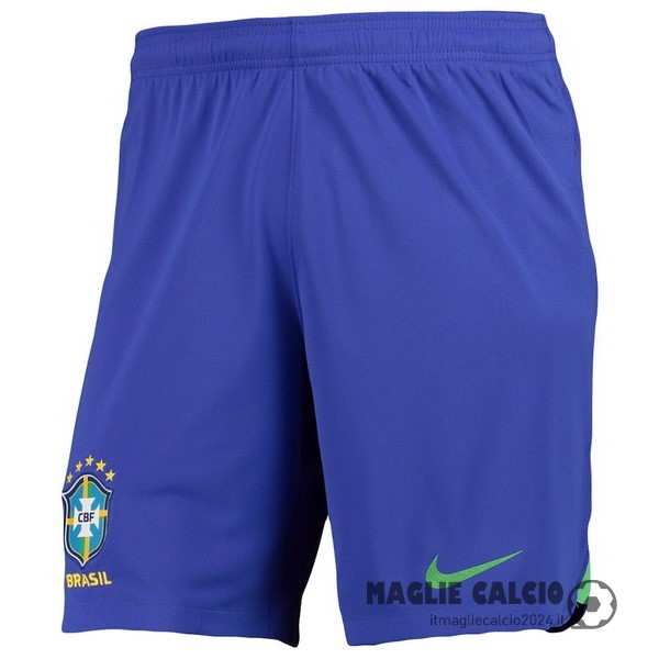 Prima Pantaloni Brasile 2022 Azul Creare Maglie Da Calcio