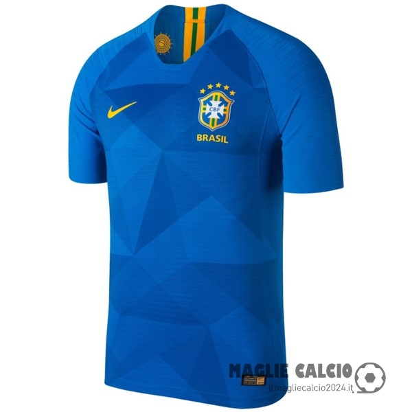 Seconda Maglia Brasile 2018 Azul Creare Maglie Da Calcio