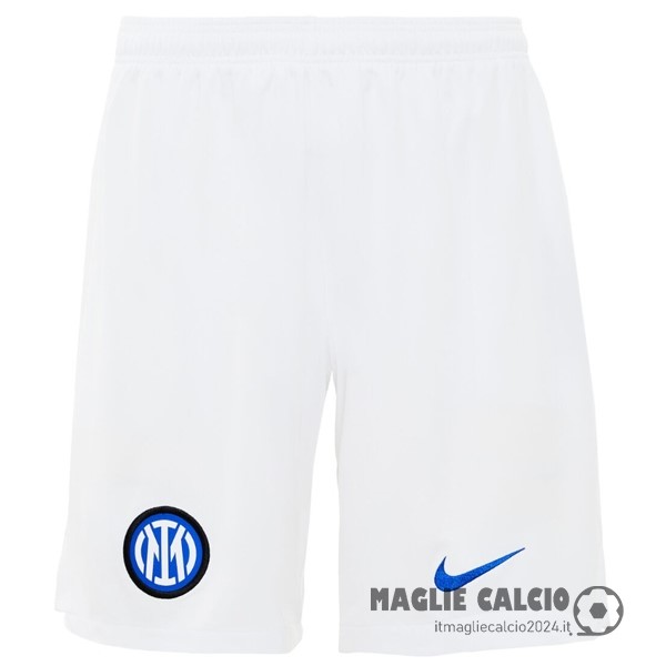 Seconda Pantaloni Inter Milán 2023 2024 Bianco Creare Maglie Da Calcio
