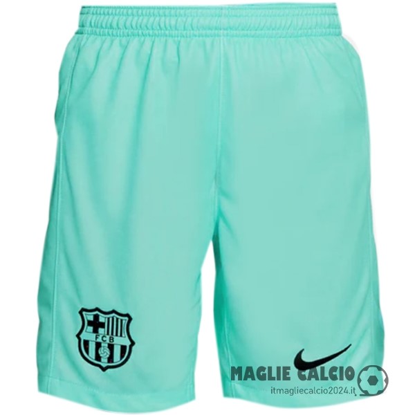 Terza Pantaloni Barcelona 2023 2024 Azul Verde Creare Maglie Da Calcio