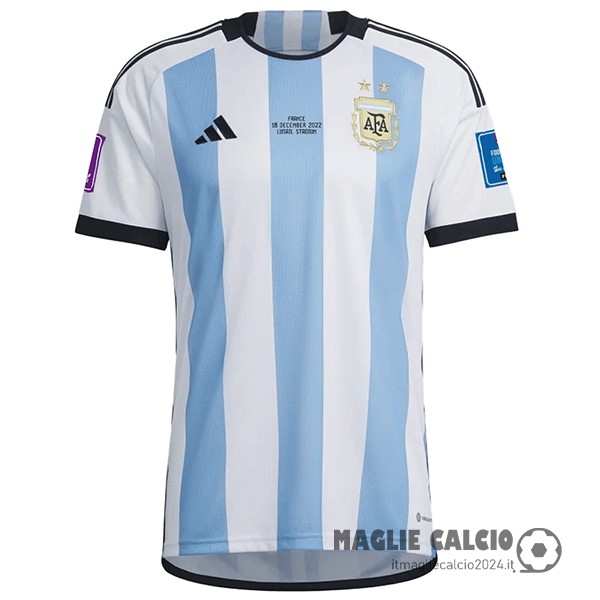 Thailandia Prima Maglia Argentina Finales 2022 Azul Bianco Creare Maglie Da Calcio