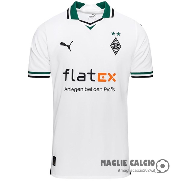 Thailandia Prima Maglia Borussia Mönchengladbach 2023 2024 Bianco Creare Maglie Da Calcio