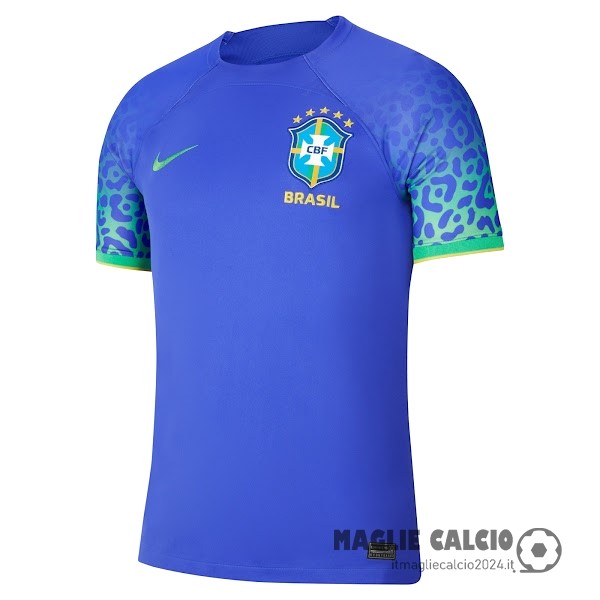 Thailandia Seconda Maglia Brasile 2022 Azul Creare Maglie Da Calcio