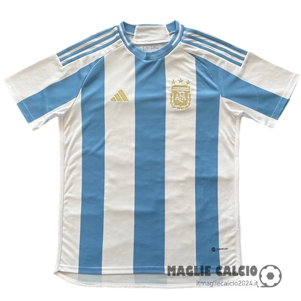 Prima concetto Maglia Argentina 2024 Blu Bianco Creare Maglie Da Calcio
