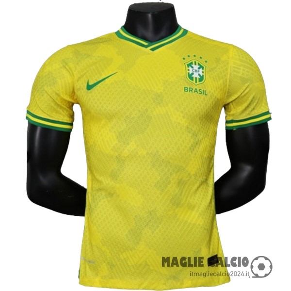 Thailandia speciale Giocatori Maglia Brasile 2023 Giallo Verde Creare Maglie Da Calcio
